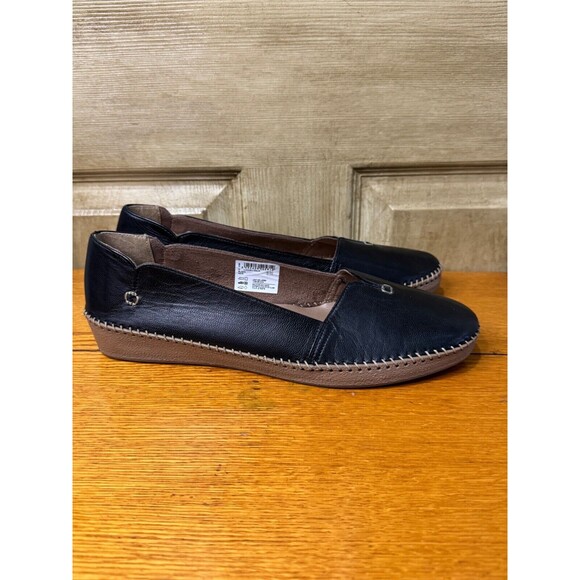SOUL OF AFRICA Loafers Flats Black Leather Size Lucceil Dalia 10 M NEW - Picture 3 of 7